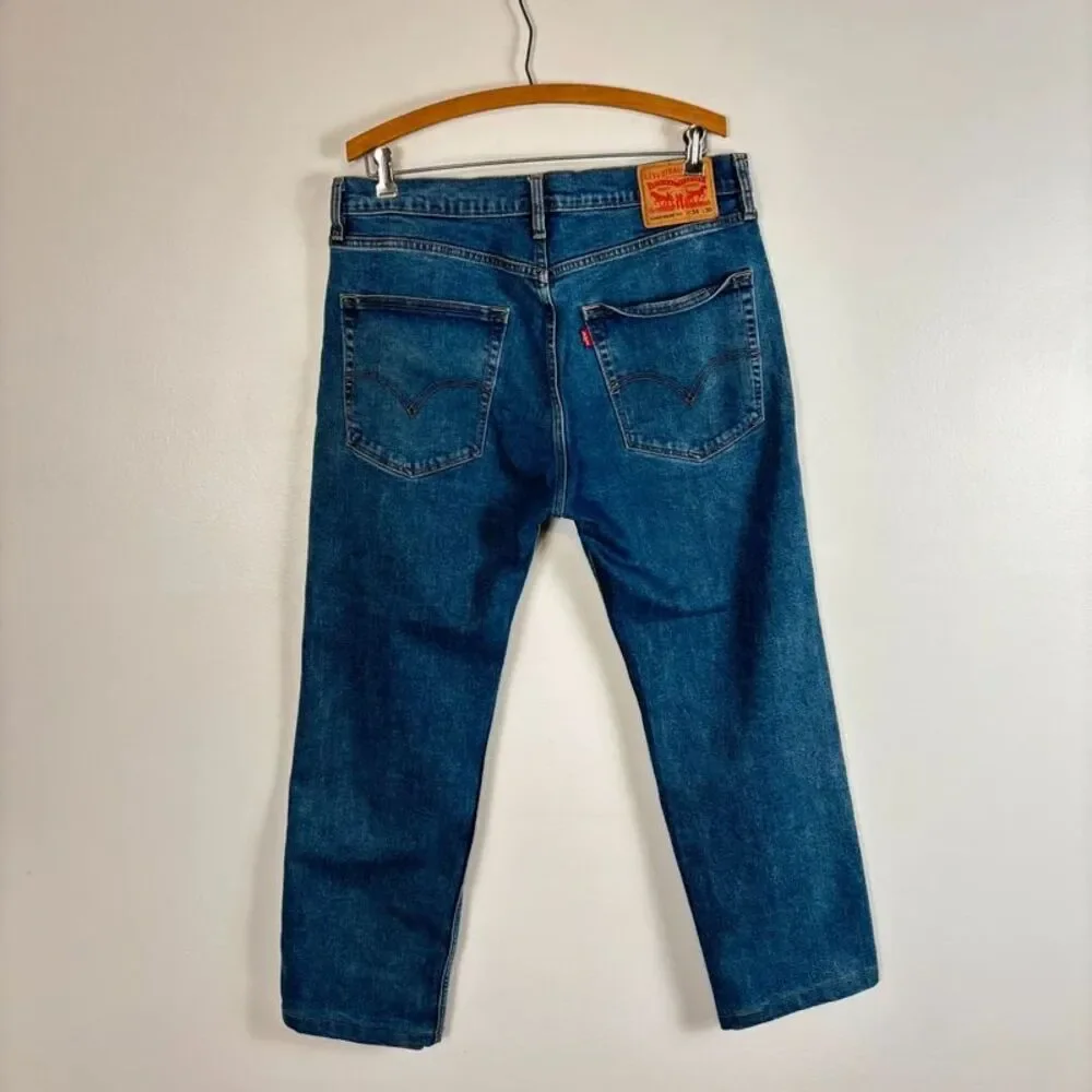 Levi’s Workwear Fit Jeans Mens 34x30 (Fits 34x27.5 Hemmed) Medium Wash Denim